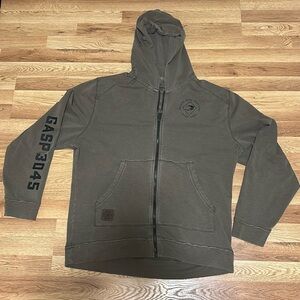 Men’s GASP Original Distressed Hoodie Size XL